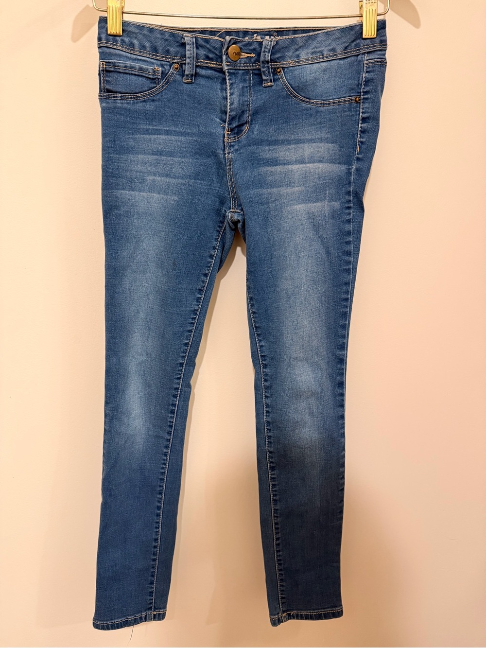 YMI Medium Blue Skinny Stretch Jeans Size 14